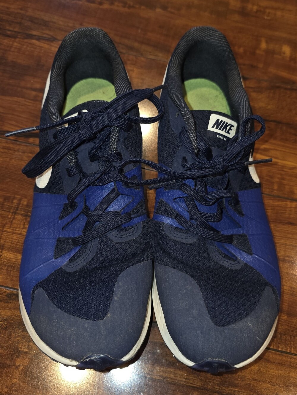 Nike Men’s Navy and Royal Blue Track Spikes